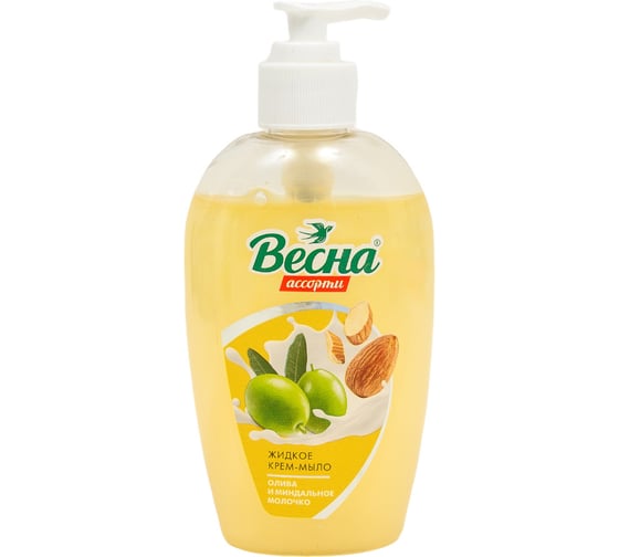 Изображение товара Крем-мыло жидкое ВЕСНА Ассорти, олива и миндальное молочко, 280 г 5097