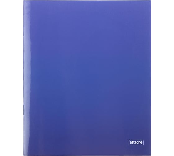 Изображение товара Тетрадь общая Attache А5 48 листов, Градиент Синий клетка, 65 г, скрепка, УФ-лак 1919328