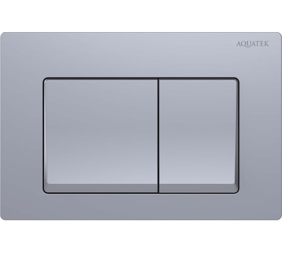 Изображение товара Панель смыва Aquatek Small хром матовая TDI-0000006 00000131537