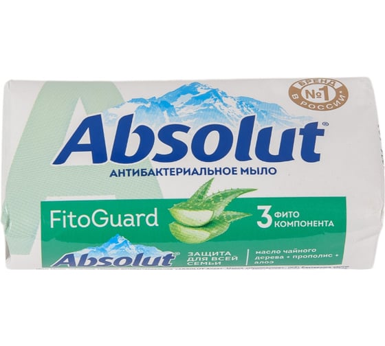 Изображение товара Мыло твердое ABSOLUT FitoGuard, алоэ, 90 гр 6061