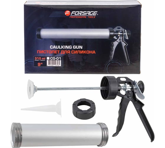 Изображение товара Алюминиевый пистолет для силикона Forsage 400 гр F-CG-01(58232)