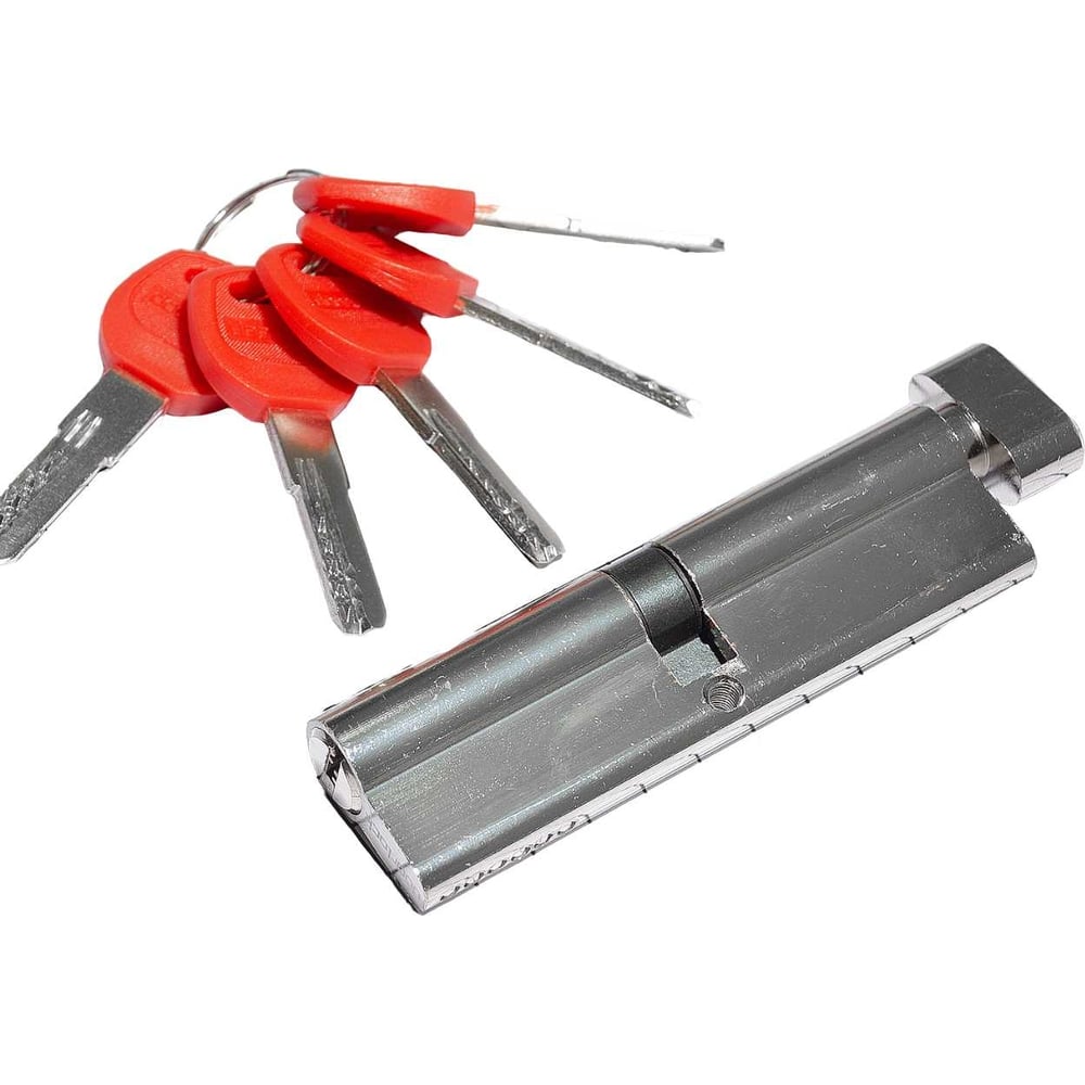 Изображение товара Цилиндр дверной виниловый Doorlock V K2300Z N серия 55/55 мм никель рукоять