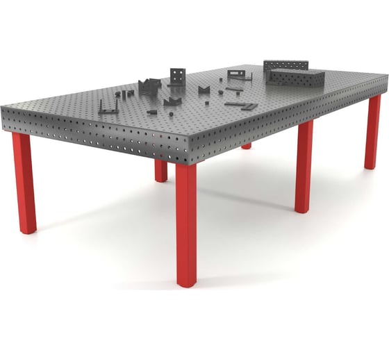 Изображение товара Сварочный стол Flamet с оснасткой, 1450x2950, Optima 8 мм ОBP-1450x2950-8