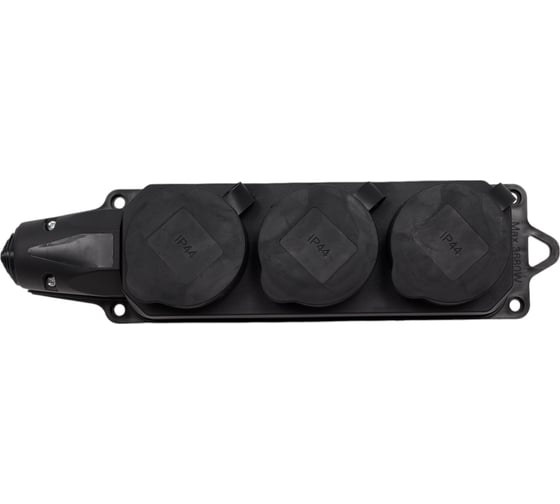 Изображение товара Колодка электрическая ЭНАРГИТ 3-ех гнездовая (16А, 220V, IP 44) KC-G03P