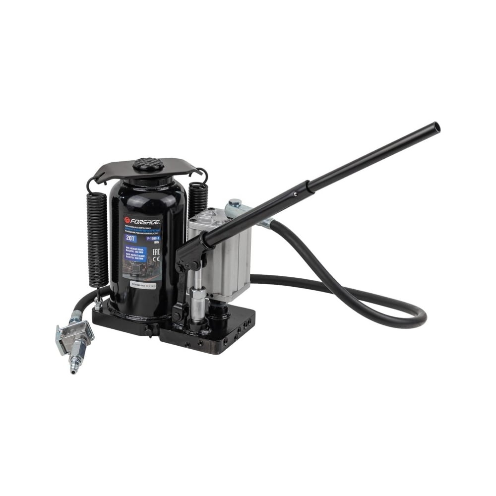 Изображение товара Пневмогидравлический домкрат Forsage 20т бутылочный 500 мм