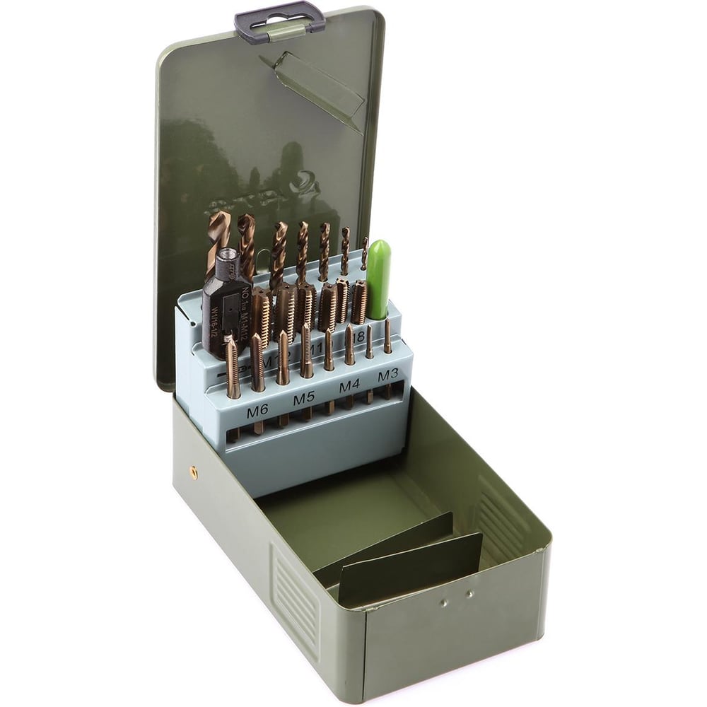 Изображение товара Набор метчиков и свёрл Дело Техники 22 предмета 229022