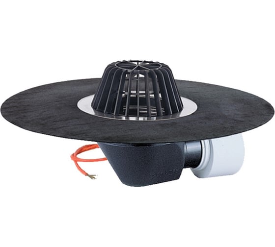 Изображение товара Кровельная воронка HL с электроподогревом, с горизонтальным выпуском HL 64.1H