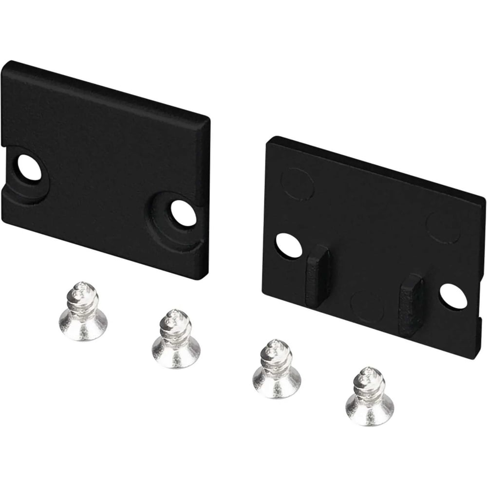Заглушка Arlight FLOOR18-H15 BLACK глухая, 1 комплект 047411