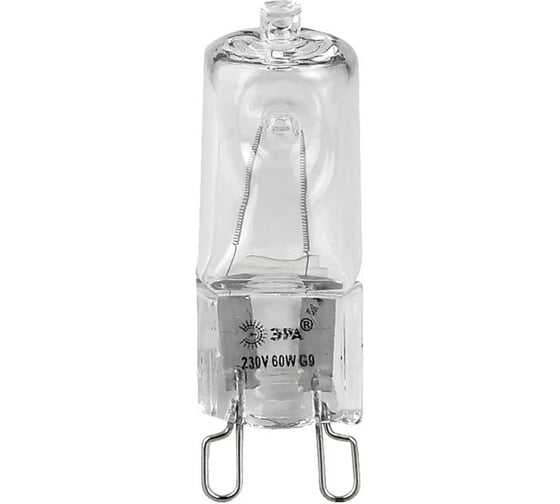 Изображение товара Набор лампочек ЭРА G9JCD40230VCL галогенные (EC) G9 40Вт, капсула, теплый белый свет, 10 шт Б0056176