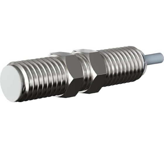 Изображение товара Индуктивный датчик Prompower KJ112-D04NB-D350-LY, латунь, заподлицо, М12, 4 мм, NPN-НЗ, кабель 2 метра KJ112D04NBD350LY