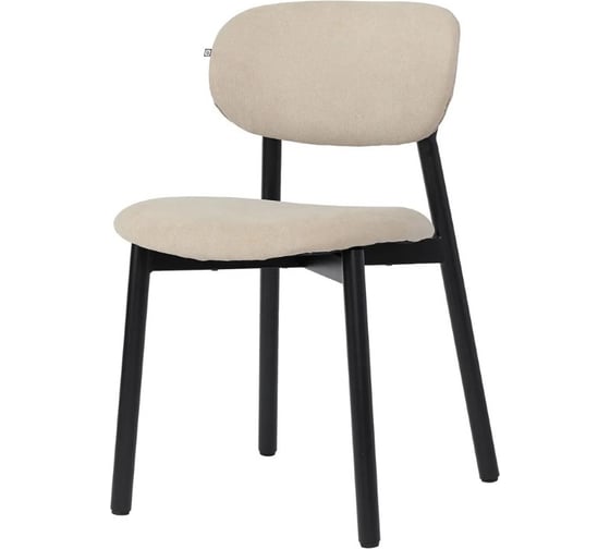 Изображение товара Стул Bergenson Bjorn Round, рогожка, ванильный BB0000686