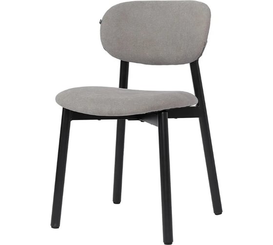 Изображение товара Стул Bergenson Bjorn Round, рогожка, дымчато-серый BB0000685