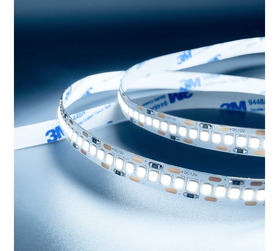 Изображение товара Светодиодная лента Geniled 5м 12V 20Вт/м 6000k холодная подсветка 240 led/m IP33 10мм 03511