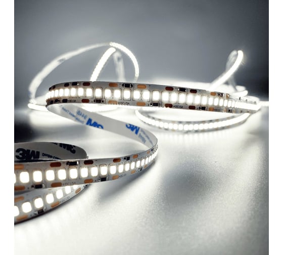 Изображение товара Светодиодная лента Geniled 5м 12V 20Вт/м 4000k нейтральная дневная подсветка 240 led/m IP33 10мм 03510