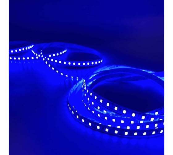 Изображение товара Светодиодная лента Geniled 2м 12В 12Вт/м синяя подсветка 120 led/m IP33 8мм 03545