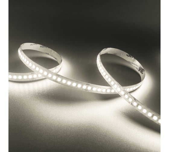 Изображение товара Светодиодная лента Geniled 2м 12V 16Вт/м 4000k нейтральная дневная подсветка 180 led/m IP33 10мм 03537