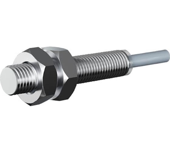 Изображение товара Индуктивный датчик Prompower KJ208-D02NB-D345-LY, нержавеющая сталь, заподлицо, М8, 2 мм, NPN-НЗ, кабель 2 метра KJ208D02NBD345LY