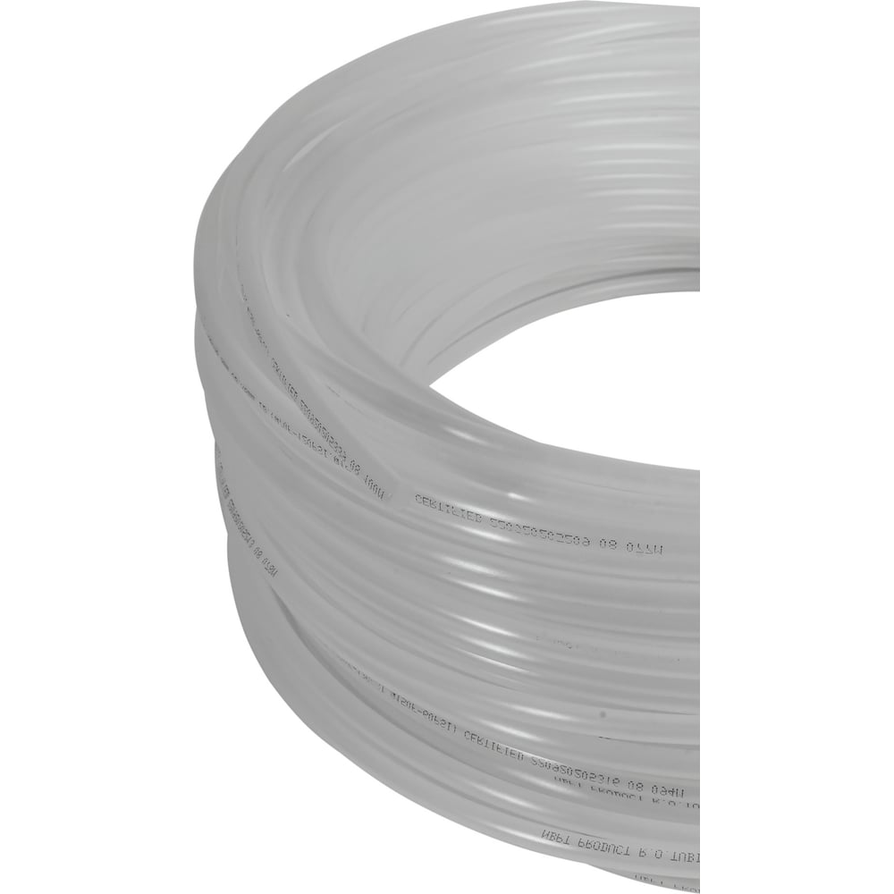 Изображение товара Полиэтиленовая пневматическая трубка 4х2.5 мм 50 м прозрачная NBPT