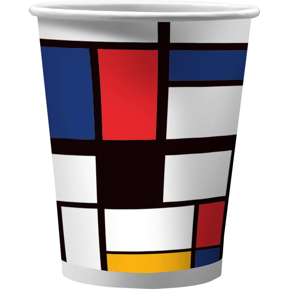Изображение товара Набор бумажных стаканов ND Play Авангард 6 шт 250 мл для горячих и холодных напитков