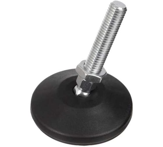 Изображение товара Антискользящая шарнирная опора Алтервиа нержавеющая сталь, M6x15 до 200 кг A00023.12104006015