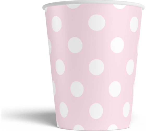 Изображение товара Набор бумажных стаканов ND Play Горох, 6 шт, 250 мл 276411