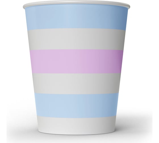 Изображение товара Набор бумажных стаканов ND Play Пастель, 6 шт, 250 мл 279200