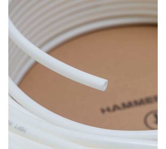 Изображение товара Трубка пневматическая PU98 6-4 мм, 200 м, белый NBPT 59074