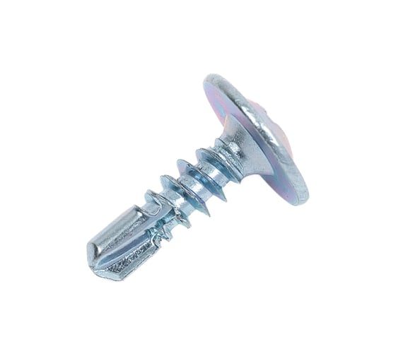 Изображение товара Саморез с прессшайбой МЕТАЛЛСЕРВИС 4,2x14 со сверлом, оцинк. 200шт. МС 1265516