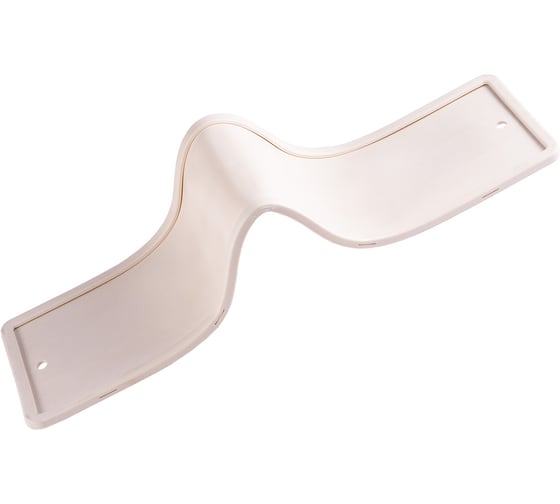 Изображение товара Силиконовая рамка номерного знака без адаптера DolleX белая SPL-66