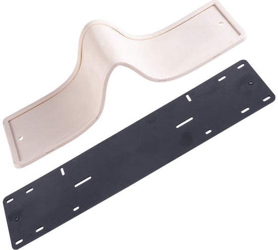 Изображение товара Силиконовая рамка номерного знака с адаптером DolleX белая SPL-70