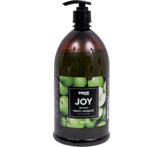 Изображение товара Жидкое мыло PROFREIN JOY зеленое яблоко, бутылка с дозатором, 1 кг 2345