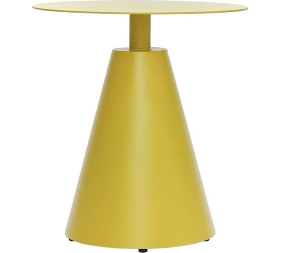 Изображение товара Столик кофейный Bergenson Bjorn Marius, диаметр 50 см, желтый BB0000459