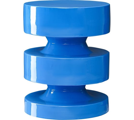 Изображение товара Столик приставной Bergenson Bjorn Ingvild, диаметр 36 см, синий BB0000231