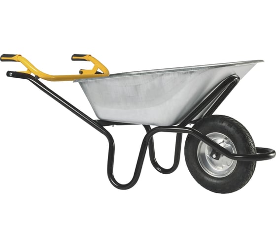 Изображение товара Тачка одноколесная Haemmerlin EXPERT 120 RENO UP 120 л оцинкованный кузов, пневмо колесо-подшипник 305257001