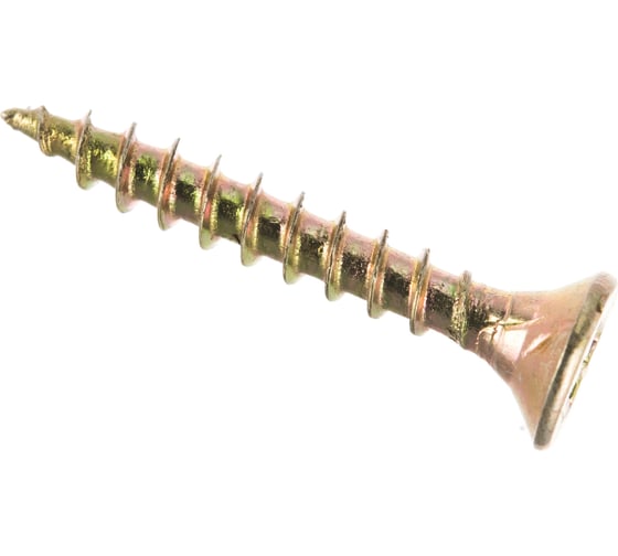 Изображение товара Шуруп VIPкрепеж желтый цинк 3,0х20 38шт 11306 VIP