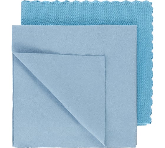 Изображение товара Набор салфеток из микрофибры WERNER Easy life 2 шт., 30x30 см: для ухода за стеклянными поверхностями, искуственная замша 52385