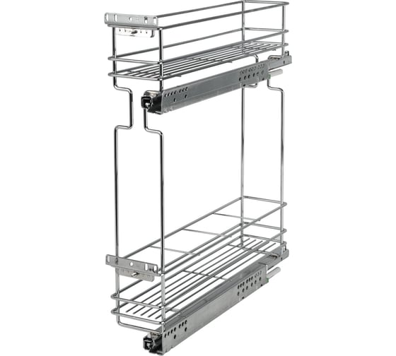 Изображение товара Выкатная корзина бутылочница с доводчиком Lemax prof в базу 150 мм правая VK-03-150-DR