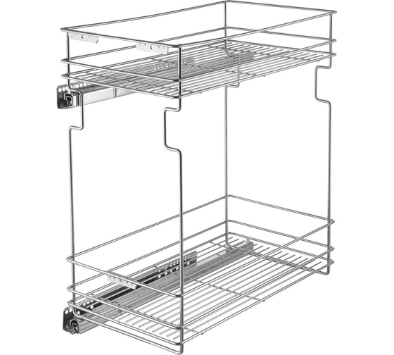 Изображение товара Выкатная корзина бутылочница с доводчиком Lemax prof в базу 300 мм левая VK-03-300-DL