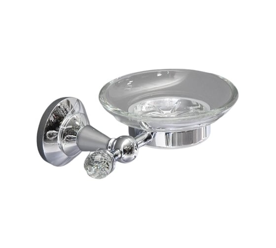 Изображение товара Мыльница стеклянная подвесная Elvan 89705CT