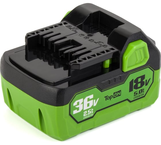 Изображение товара Аккумулятор для Hikoki TopOn 18В, 5.0Ач / 36В, 2.5Ач (Li-Ion) PN: BSL36A18 TOP-HIK-36А18-5.0