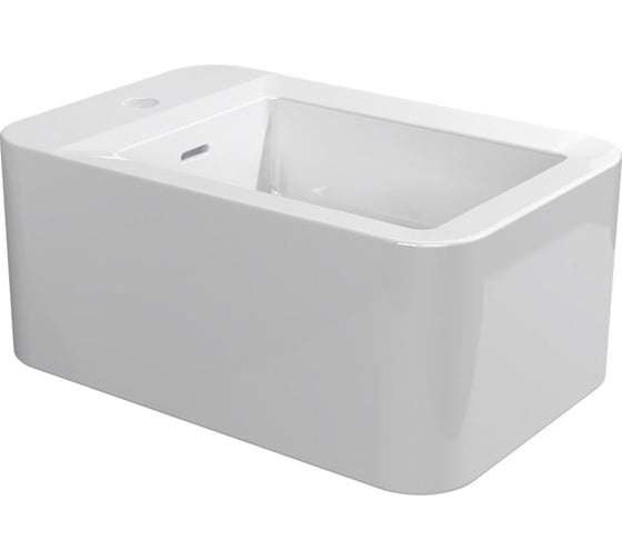 Изображение товара Биде подвесное Flaminia Nile 540x350хh230 мм, подвесное, 1 отверстие для смесителя, перелив, керамика, цвет белый NL218