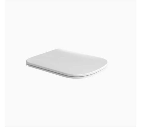 Изображение товара Сиденье для унитаза Flaminia Play быстросъёмное с механизмом плавного закрывания Soft Close, шарниры хром, цвет белый PYCW05