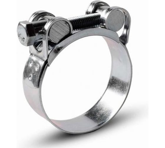 Изображение товара Хомут силовой шарнирный одноболтовый оцинкованный СВК w1 29-31 мм Н0000024606