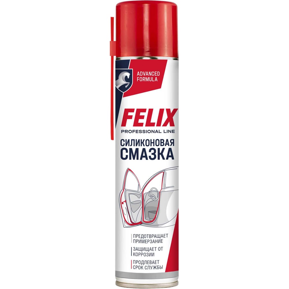 Изображение товара Силиконовая смазка FELIX 400 мл профессиональный спрей аэрозоль