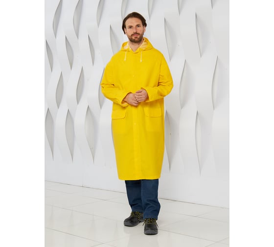 Изображение товара Влагозащитный плащ Delta Plus МА305, желтый, р.M MA305JATM2
