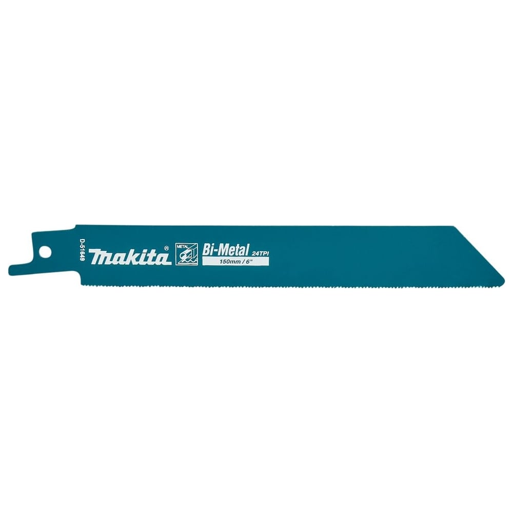 Изображение товара Сабельная пилка для металла Makita D-51649 2 шт 152x0.9 мм 24TPI