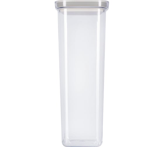 Изображение товара Контейнер пластиковый TWIST 2100 мл, 115x115x303 мм с герметичной крышкой. Материал: пластик, силикон Gipfel 51905