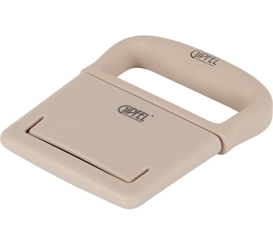 Изображение товара Кухонный нож для фигурной нарезки овощей и фруктов в защитном чехле 11x13,5x2см. Материал лезвия: нержавеющая сталь. Материал ручки: пластик, термопластичная резина с покрытием "Soft-touch" Gipfel 52020