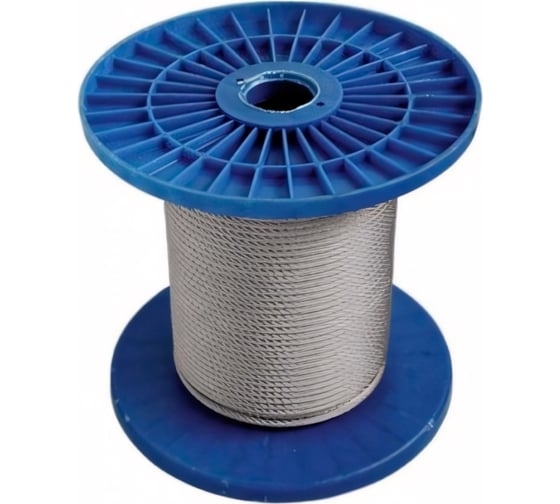 Изображение товара Трос для растяжки КРЕП-КОМП DIN 3055 10мм, 100м тр10