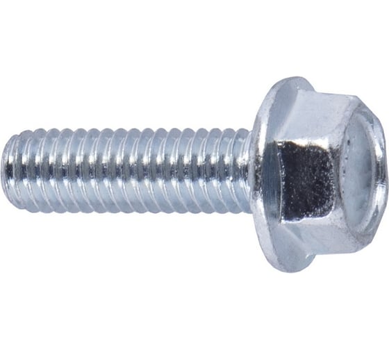 Изображение товара Болт с фланцем ЦКИ DIN 6921, м12x60, 8.8, цинк, 5 шт. 76982